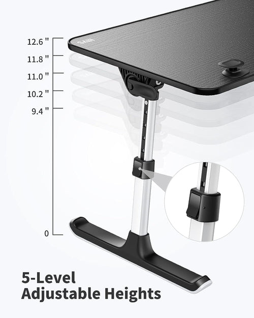 Laptop Desk for Bed, Height & Angle Adjustable Laptop Stand for Bed,